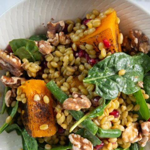 Haricot Bean & Freekeh Salad