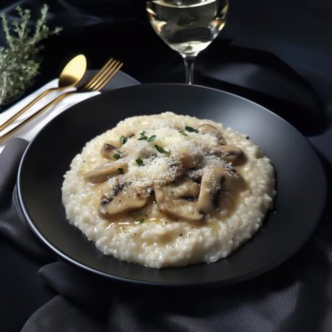 Risotto ai Funghi (v,gf)