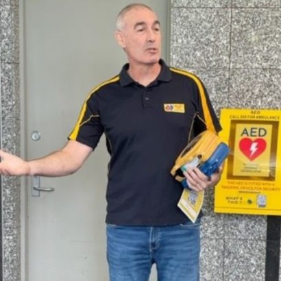 Life-Saving Automated External Defibrillator in Collaboration with Heart of the Nation