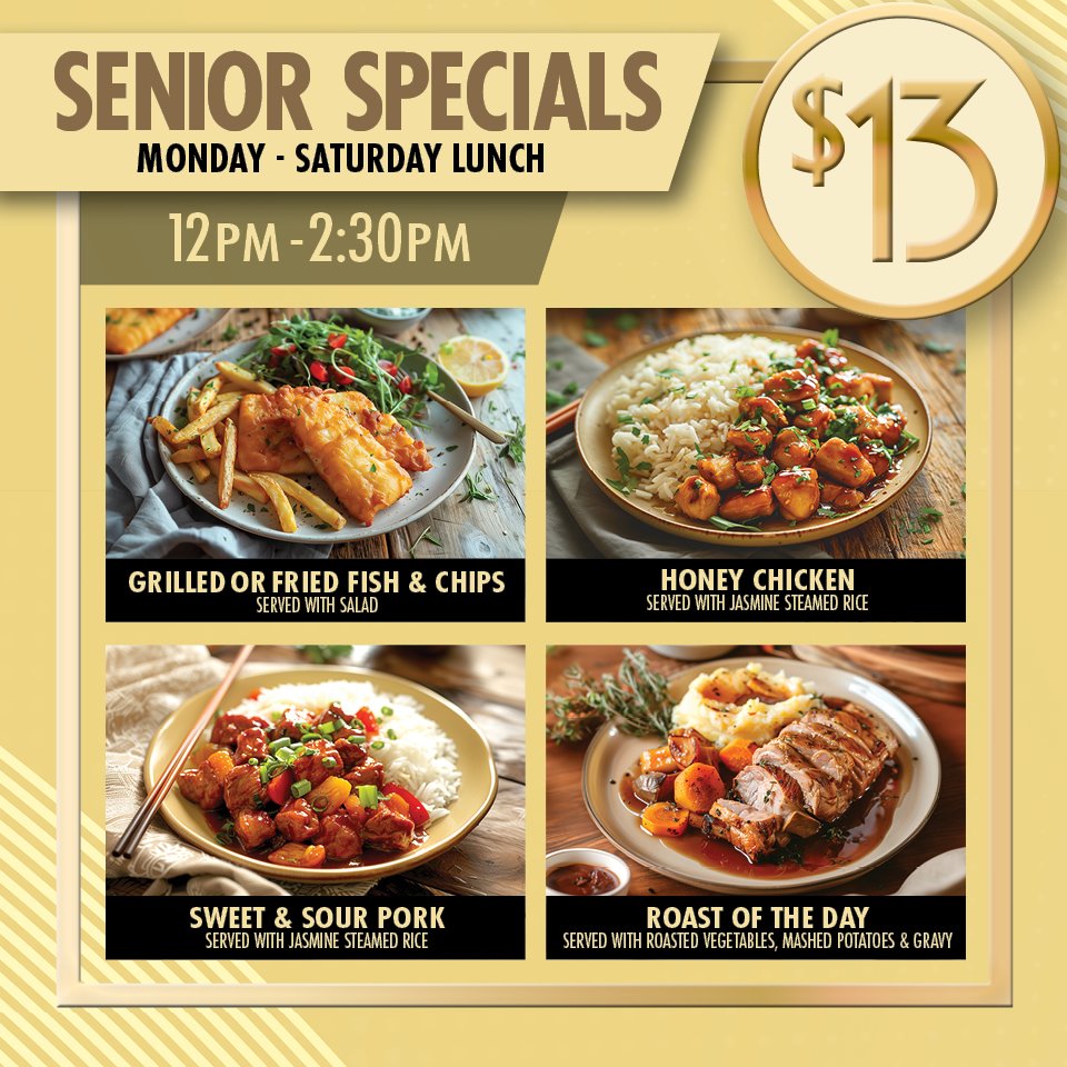 Seniors Lunch Specials