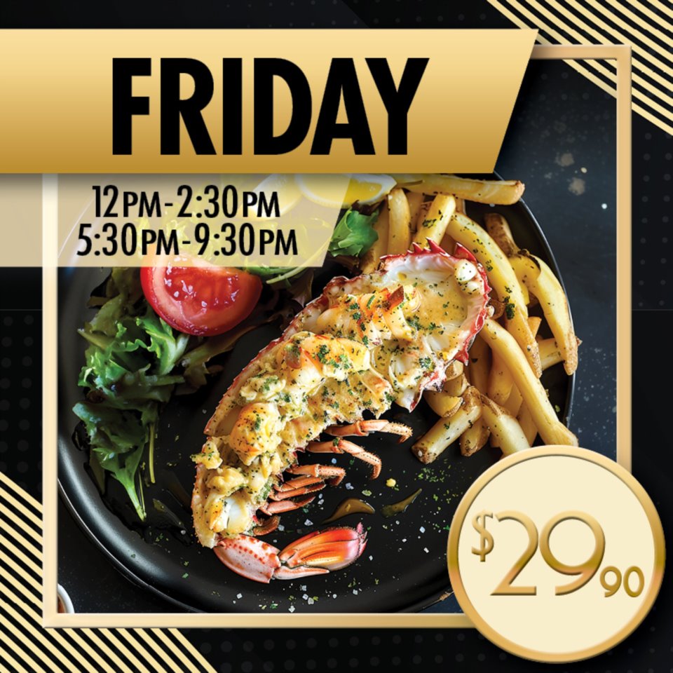 Friday: Half WA Rock Lobster